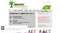 Desktop Screenshot of molholt.dk
